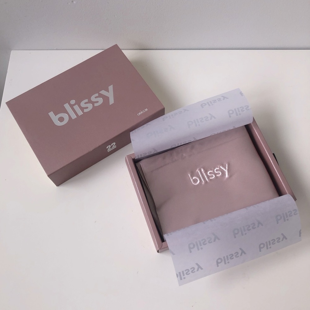 Blissy Silk Pillowcase - Rose Gold - Queen